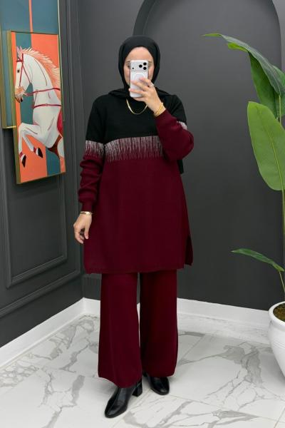 Asu Triko Takım - Bordo Bordo