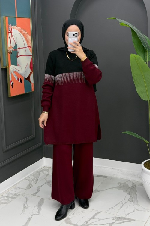 Asu Triko Takım - Bordo Bordo