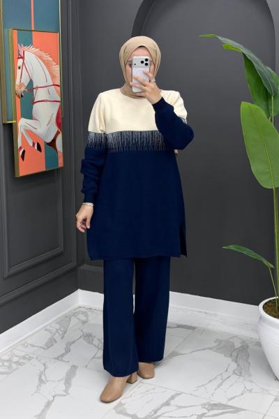 Asu Triko Takım - Lacivert  Lacivert