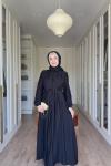 Ayça Elbise - Siyah Siyah