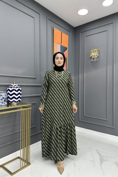 Aysima Elbise- Yeşil Yeşil