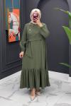 Azize Elbise - YEŞİL Yeşil