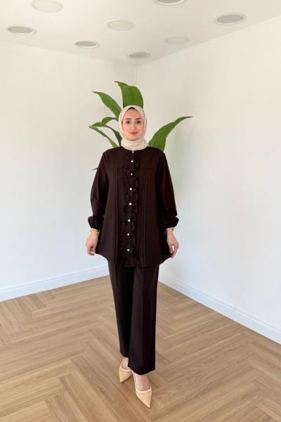 Belgin Takım-Kahverengi Kahverengi