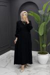 Belinay Elbise - Siyah Siyah