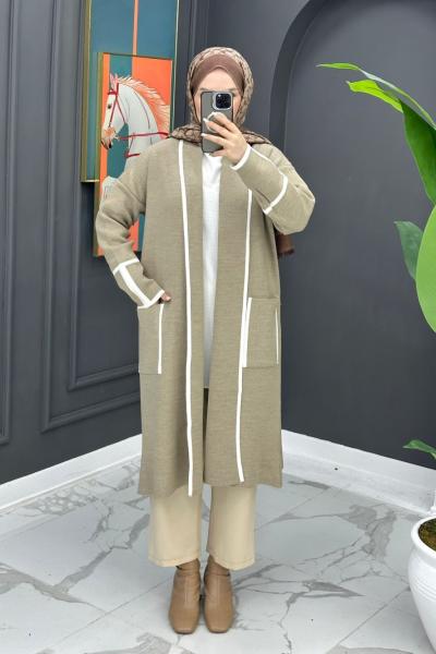 Best Triko Hırka - Vizon Vizon