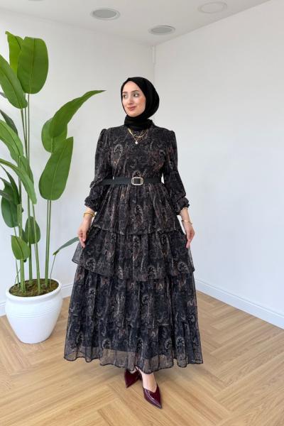 Burcu Elbise- Siyah  Siyah
