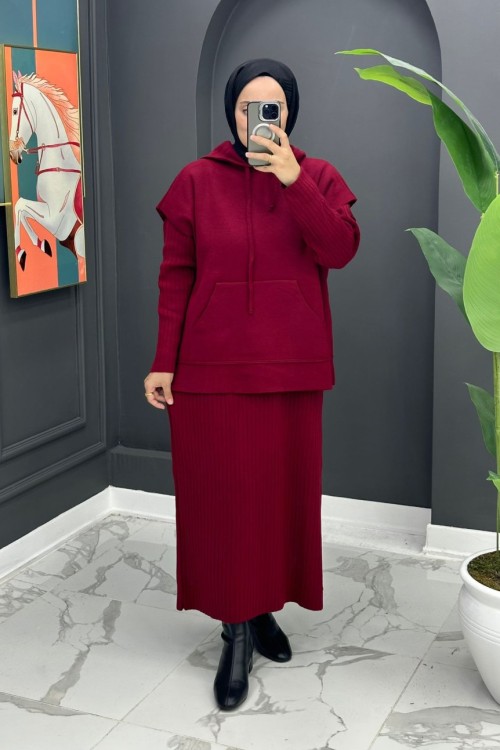 Busem Triko Takım - Bordo Bordo