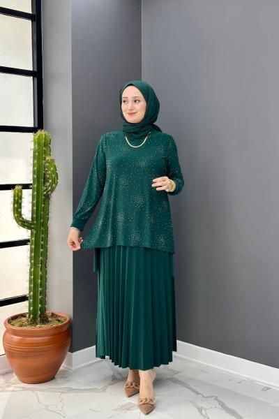 Büşra Etekli Takım - Zümrüt  Zümrüt