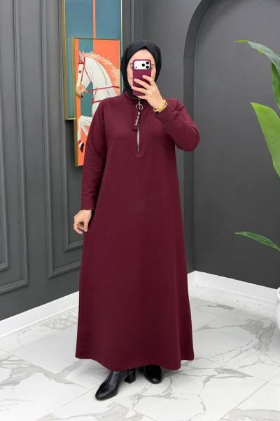 Çağla Spor Elbise - Bordo Bordo