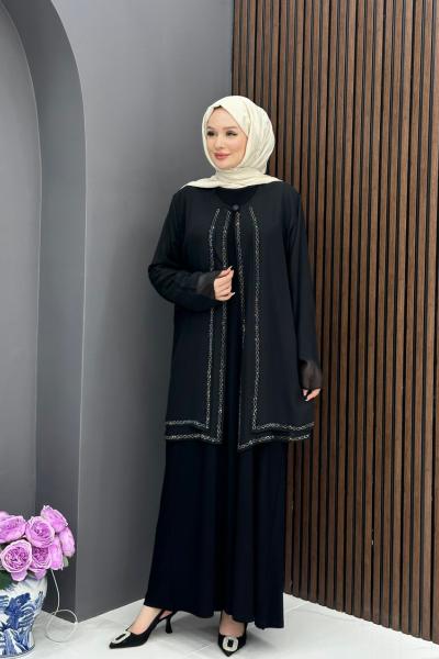 Cennet Abiye Takım - Siyah  Siyah