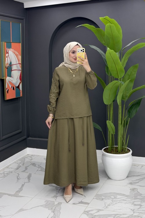 Ceyda Etekli Takım - yeşil Yeşil