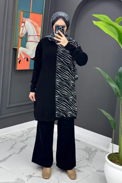 Dilvin Triko Takım - Siyah  Siyah