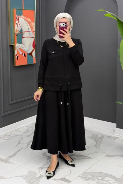 Duru Etekli Takım - Siyah  Siyah