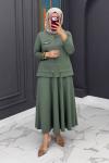 Oysho Duru Etekli Takım  Yeşil