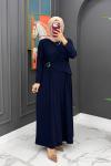 Emine Şık Elbise - Lacivert  Lacivert