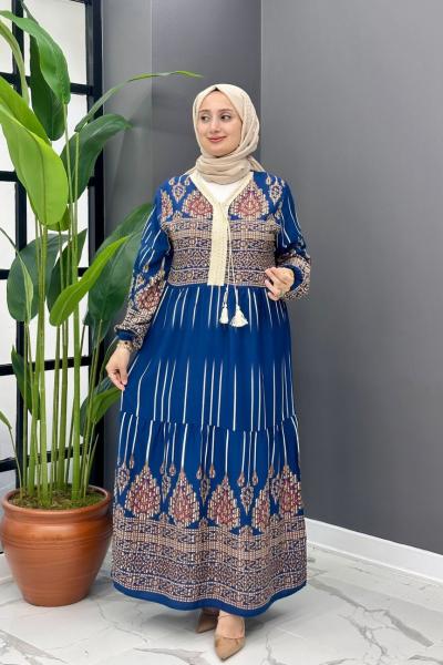 Esse Elbise - Mavi Mavi