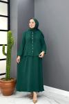 Flora Etekli Takım - Zümrüt  Zümrüt