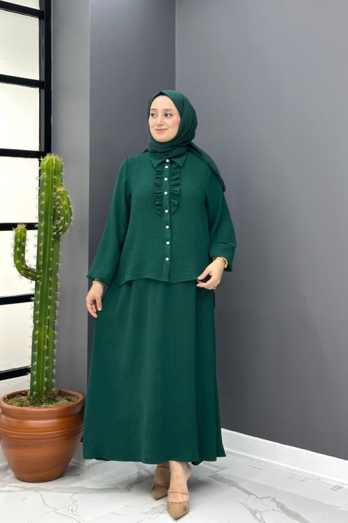 Flora Etekli Takım - Zümrüt Zümrüt
