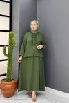 Flora Etekli Takım - Haki Haki
