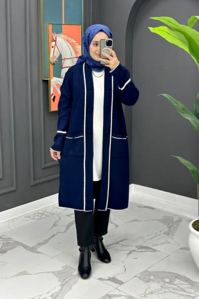 Gayem Hırka - Lacivert Lacivert