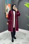 Gayem Hırka - Bordo Bordo