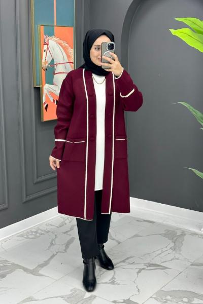 Gayem Hırka - Bordo Bordo