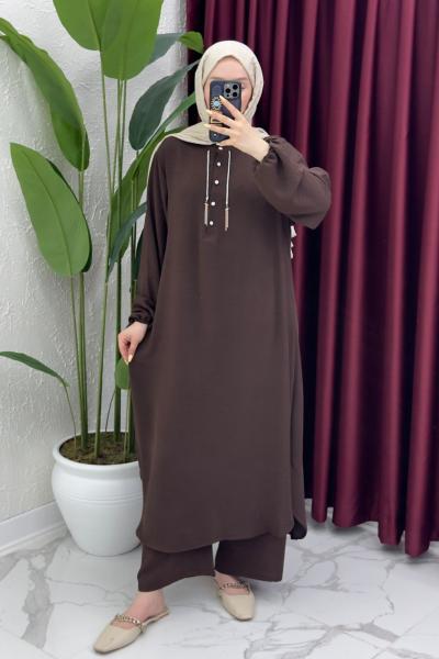 Gizem Takım - Kahve Kahverengi