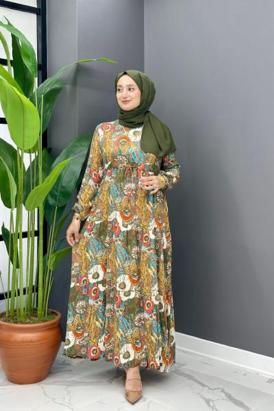 Gökçe Yazlık Elbise- Orange Turuncu