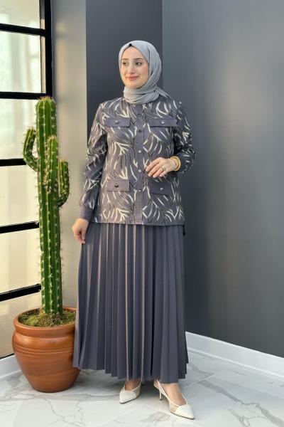 Grand Etekli Takım - Gri Gri