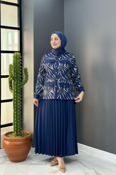 Grand Etekli Takım - İndigo Mavi