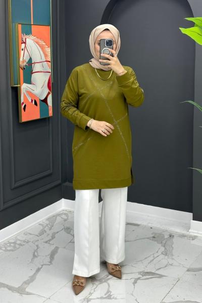 Gülşah Tunik - Yağ Yeşili  Yağ Yeşili