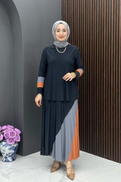 Günel Etekli Takım - Gri  Gri