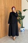 Handan Etekli Takım -Siyah  Siyah