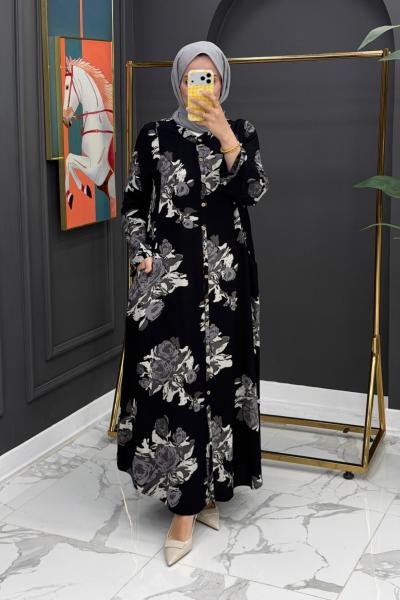 Hande elbise -Siyah  Siyah