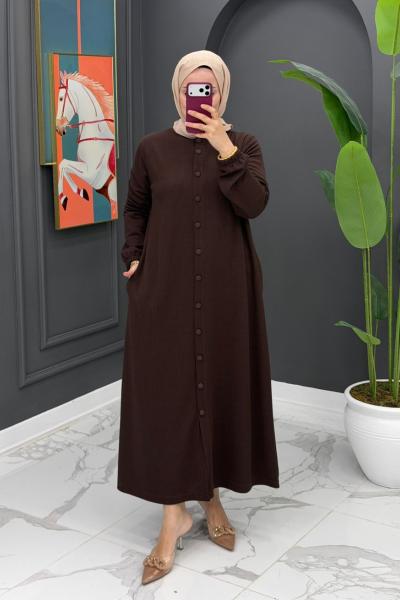 Hatice Uzun Kap - Kahve Kahverengi