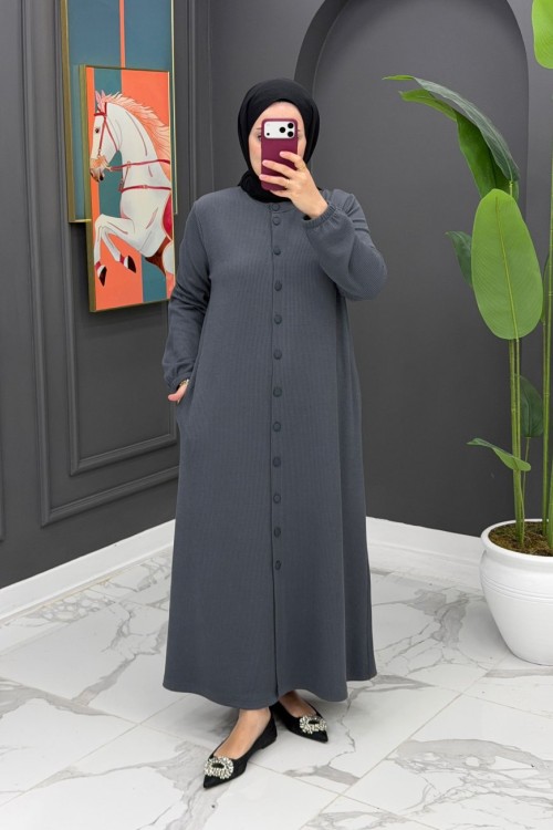 Hatice Uzun Kap - Gri Gri