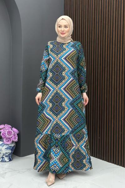 Havva Elbise - Yeşil  Yeşil