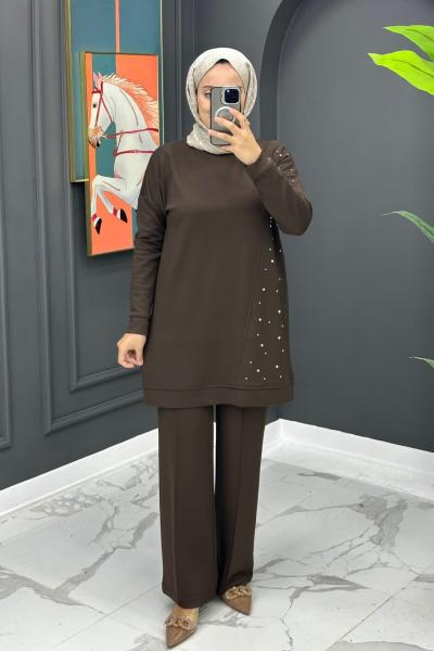 Hürrem Takım - Kahve Kahverengi