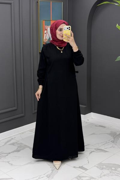 İdil Elbise - Siyah Siyah