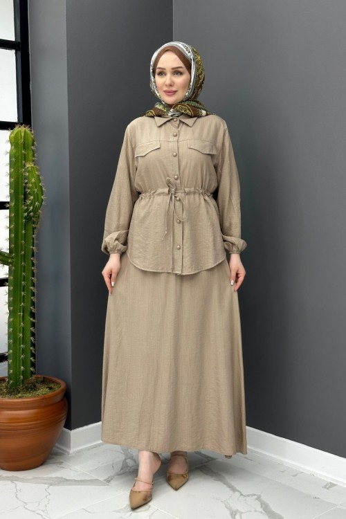 İnci Etekli Takım - Camel Camel