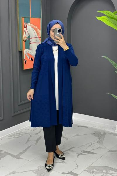 Kurtarıcı Triko Hırka - Lacivert Lacivert