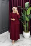Lamazzi Takım-Bordo Bordo