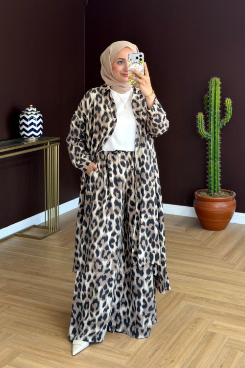 Leopar Uzun Rahat Takım Leopar