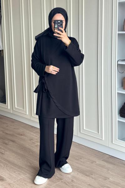 Lina Spor Takım - Siyah Siyah