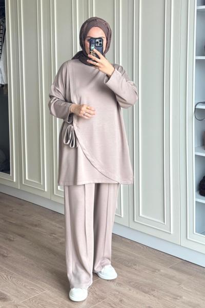 Lina Spor Takım - Bej Bej