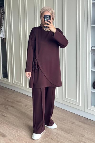 Lina Spor Takım - Kahve Kahverengi