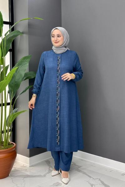 Meriç Uzun Takım - İndigo Lacivert