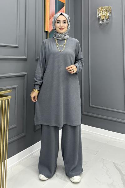 Mihra Takım - Gri Gri