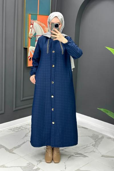 Moila Uzun Kap - Lacivert Lacivert