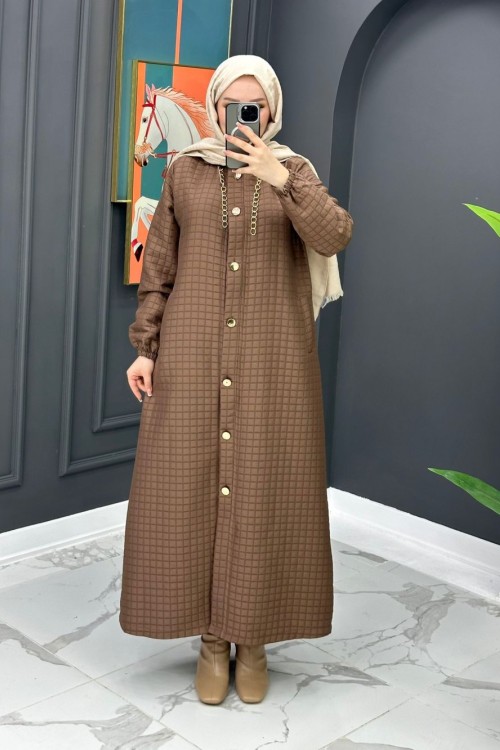 Moila Uzun Kap - Kahve Kahverengi